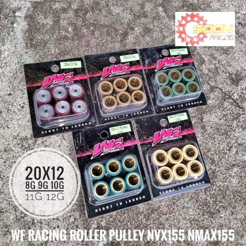 WF RACING NVX NMAX ROLLER 8G 8.5G 9G 9.5G 10G 10.5G 11G 11.5G 12G 13G YAMAHA NVX155 NMAX155