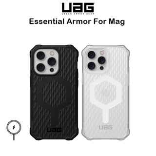 Uag Essential Armor For Mag เคสกันกระแทกผ่านมาตราฐานMILSTD810G-516.6เกรดพรีเมี่ยม เคสสำหรับ iPhone14Pro(ของแท้100%)