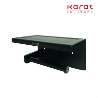 Karat Faucet ที่ใส่กระดาษพร้อมที่วางของ สีดำ KB-16-312-55