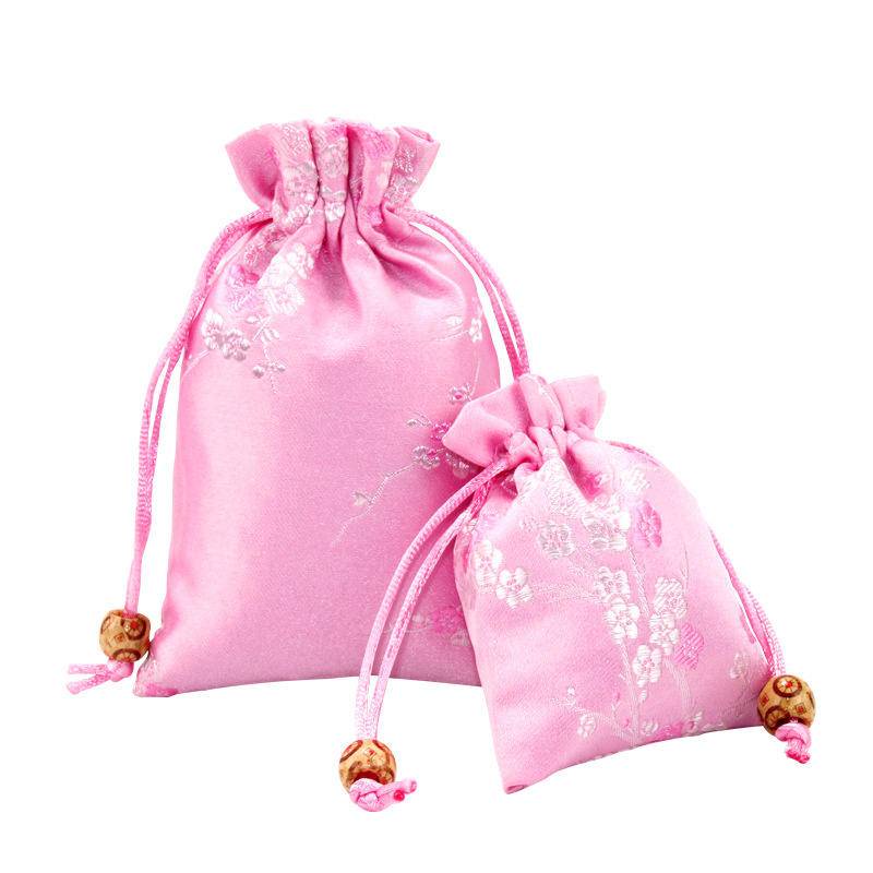 ซองสไตล์จีน ถุงหูรูด เครื่องประดับ ของขวัญ งานแต่งงาน ลูกอม ลูกปัด สร้อยข้อมือ ถุงบรรจุภัณฑ์ ยากันยุง ซองเปล่า - รูปที่ 3