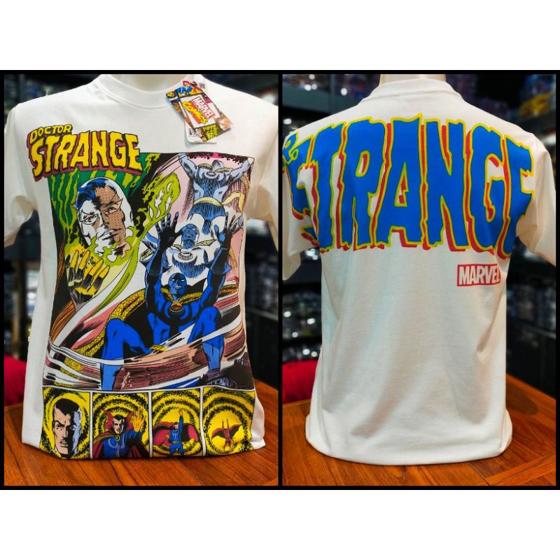 เสื้อยืดMarvel ลาย Dr.Strange สีขาว ลิขสิทธิ์แท้ (MX-023)