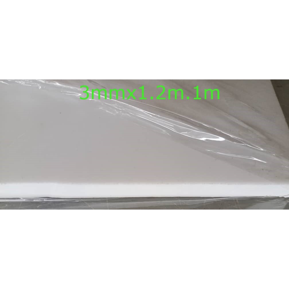 1PC White PTFE Film High Strength Temperature PTFE Sheet Thickness  0.3*300*500MM PTFE Sheets