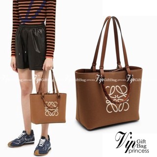 vipLoewe Anagram leather canvas tote bag / vipLoewe Tote Bag กระเป๋าโท้ทน้องใหม่ วัสดุทำจากหนังแคนวาส ใช้งานทนทาน