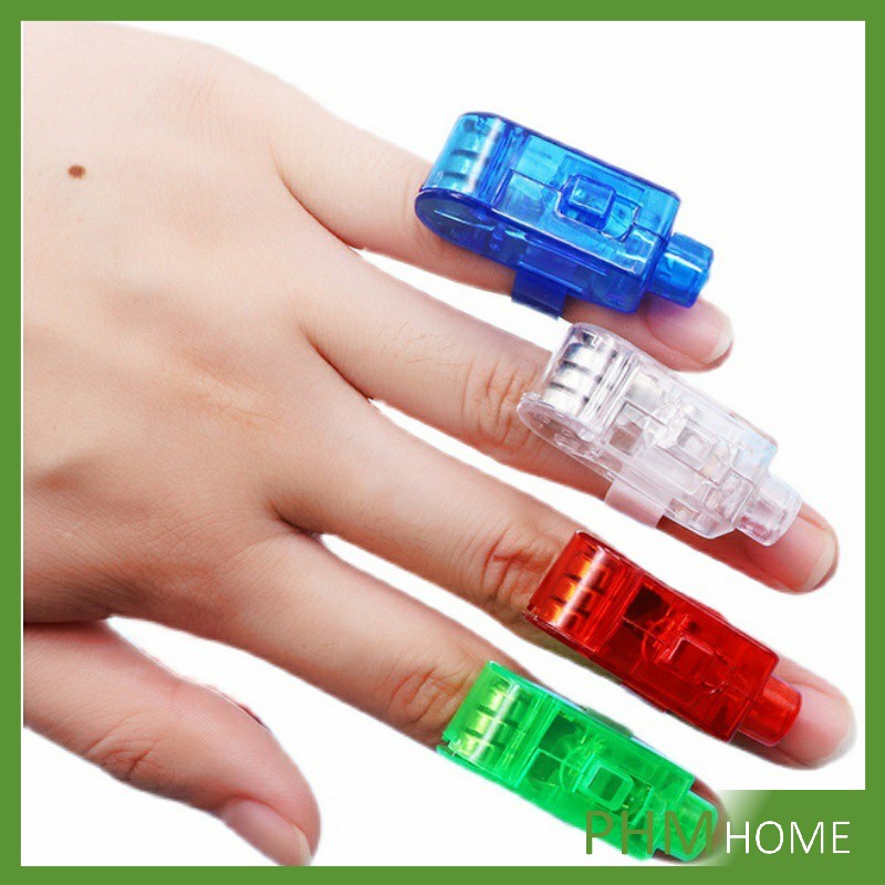 ของเล่นส่องสว่าง LED แหวนไฟ ไฟนิ้วหลากสี นิ้วไฟ Colorful finger l