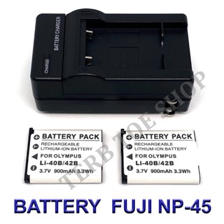 (Set 2+1)FNP45 / NP45 / NP-45 / NP-45A / NP-45S Battery And Charger For Fujifilm 20,J30,J40,XP10,XP20,XP30,JX680,Instax