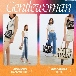 [พร้อมส่ง มีแทค] กระเป๋าผ้า GENTLEWOMAN CANVAS TOTE/ MICRO CANVAS TOTE