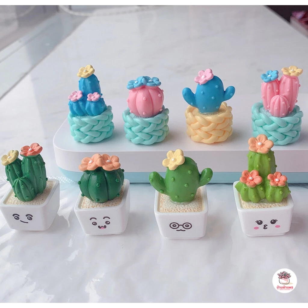 กระบองเพชรสุดน่ารัก ตุ๊กตาจิ๋ว โมเดลจิ๋ว แต่งสวน ตุ๊กตาแต่งสวนจิ๋ว thumbnail 7