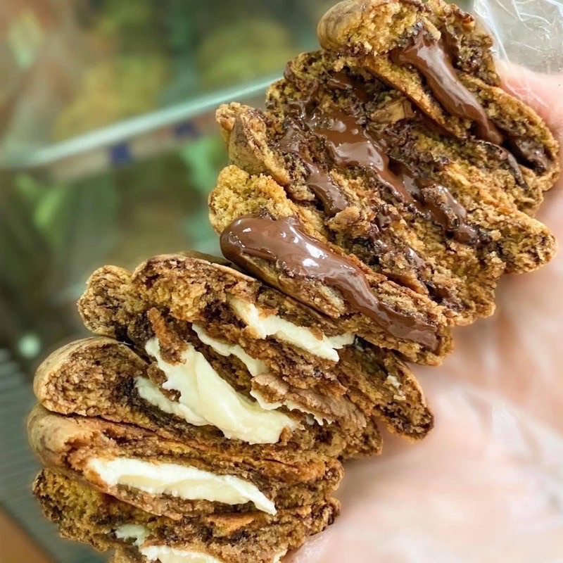 แยกขาย แบบชิ้น ‼️ 🍪𝘾𝙤𝙤𝙠𝙞𝙚𝙨 𝙇𝙖𝙫𝙖 🍪คุกกี้ลาวาแบบชิ้น ❤️ พกพาสะดวก ขนาด 30-35 g. - รูปที่ 5