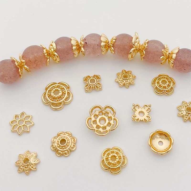 Receptacle diy 10 ชิ้น 14 พันรูปดอกไม้ diy Spacer