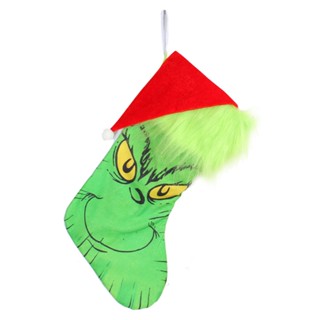 ถุงเท้าคริสต์มาส ลาย How the Grinch Stole