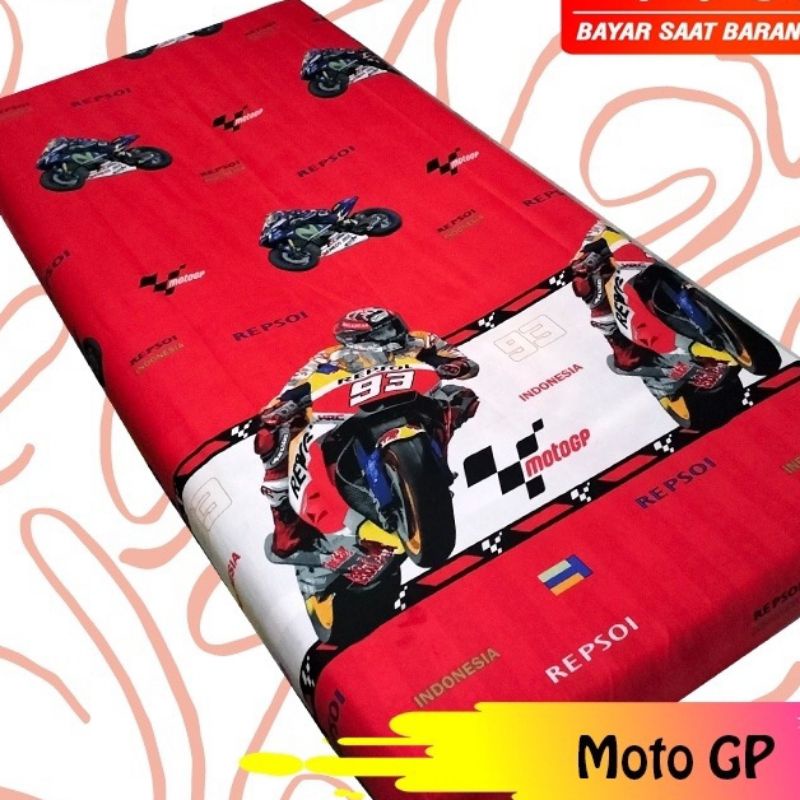 KATUN PREMIUM RUBBER COTTON BEDSHEET ขนาด 90 100 120 SMALL SINGLE ONLY SET AUTOMOTIVE MOTIF RACING M