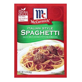 Spaghetti Sauce Itatian McCormick 42 G (PACK 3)