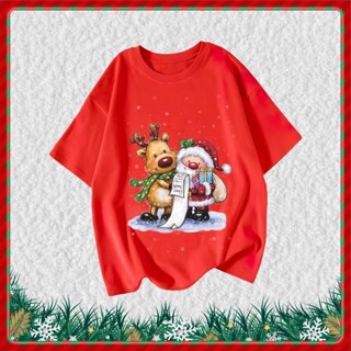 T-เสื้อยืดใหม่ เสื้อยืดคริสต์มาส สุขสันต์วันคริสต์มาส (หมายเลข -002) Merry Christmas เสื้อเชิ้ตเด็ก