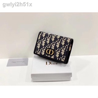 ❏☏Dior Multifunctional Small Wallet Ladies Fashion Bifold Clutch