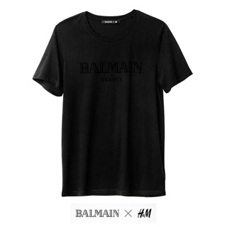 แท้💯% Balmain x H&amp;M T-Shirt