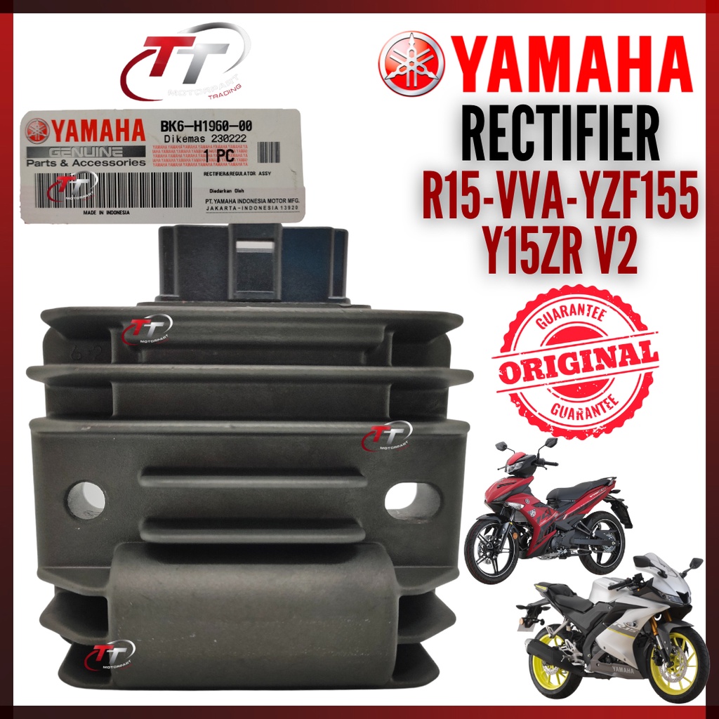 Y15ZR R15 V3 VVA Y15 V1 V2 YZF155 REC RESIFIER REGULATOR KATAP YAMAHA 2PV-H196-00 BK6-H196-00