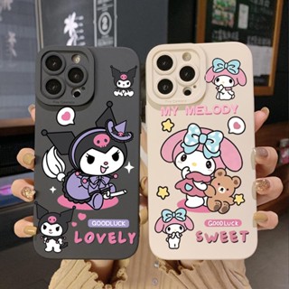 เคสโทรศัพท์มือถือ ขอบสี่เหลี่ยม ลายคุโรมิน่ารัก สําหรับ Infinix Hot 12i 10S 11 10 Play 11S 10i Smart 6 HD X6511 X657B X6512 Note 12 G96