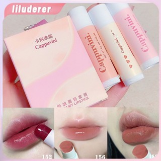 Cappulini Matte Lip Mud Lipstick/Lip And Cheek Dual-Use Blush Lipstick Lip Glaze/ลิปกลอสไม่ซีดจาง HO