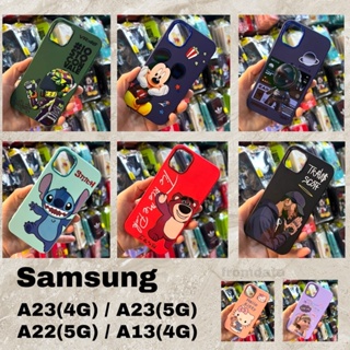 พร้อมส่ง Samsung A22(5G) A13(4g) A23(4g) A23(5g) เคสกำมะหยี่ ขอบโครเมี่ยม ลายการ์ตูน