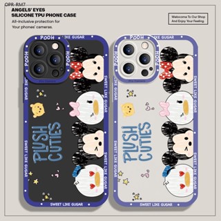 Realme 7 7i 6 6i C17 Pro 5G เคสเรียวมี สำหรับ Cartoon Donald Daisy Duck เคส เคสโทรศัพท์ เคสมือถือ Full Back Cover Soft Case Protective Shockproof Casing