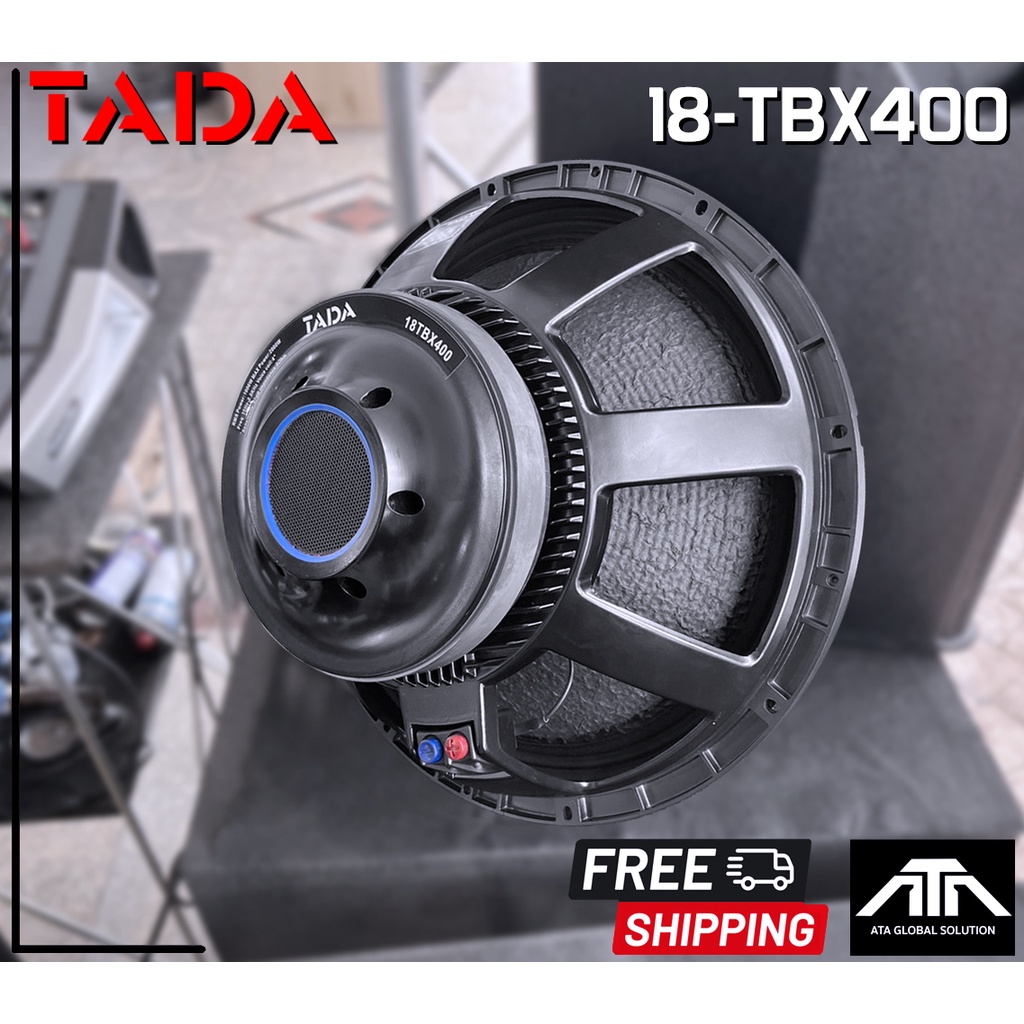 (ราคาต่อ 1 ดอก) ใหม่ล่าสุด ดอกลำโพงโครงหล่อ 18 นิ้ว TADA 18-TBX400 ลำโพงเบส TADA TBX400 18 นิ้ว 1000วัตต์ 8 ohm ลำโพงเบส