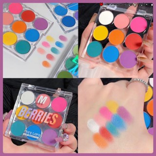 อายแชโดว์พาเลท MISS LARA 9สีอายแชโดว์ Palette สีฟ้า สีเขียว สดย้อนยุคมะกอก เนื้อแมตต์ กลิตเตอร์ สีเขียวมะกอก สไตล์เรโทร Cod