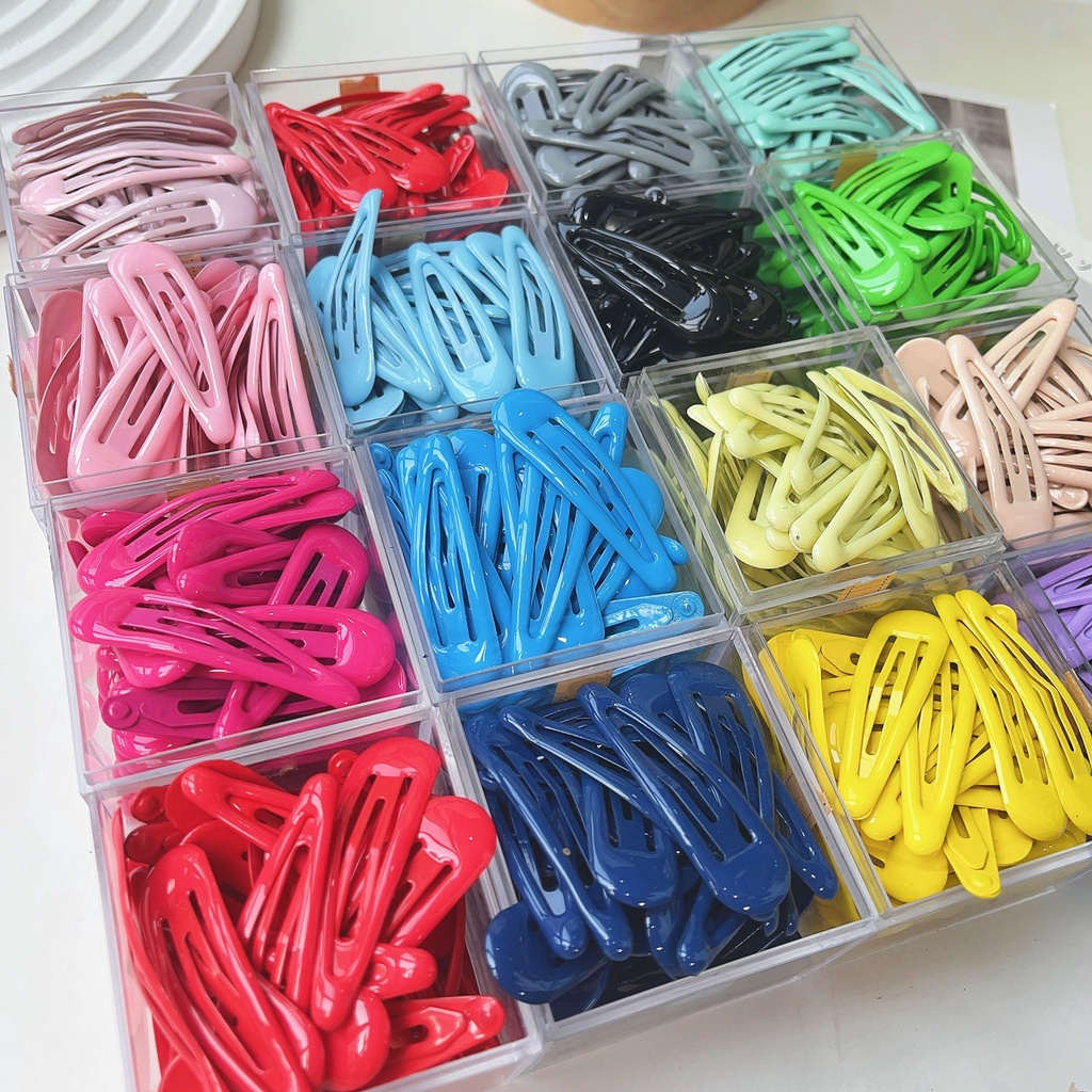 30 ชิ้น / เซต ผู้หญิง กิ๊บ ที่มีสีสัน น่ารัก รูปหยดน้ํา หวาน กิ๊บติดผม ปิ่นปักผม เลื่อน คลิป แฟชั่น เครื่องประดับผม