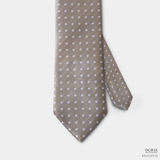 Tortilla Brown Dot White TB/W 3 lnch Necktie-เนคไทสีน้ำตาลอ่อนจุดขาว