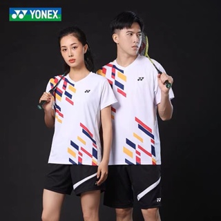 Yonex ใหม่ เสื้อยืดแบดมินตัน แขนสั้น แห้งเร็ว สําหรับผู้ชาย และผู้หญิง 6273