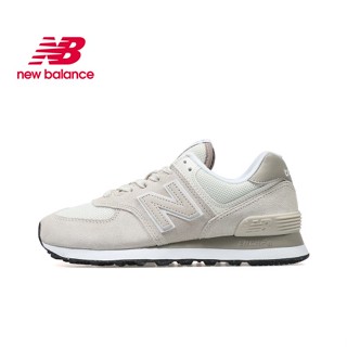 The New Balance 574 series of retro shock absorbing low-top casual running shoes come in beige for both men and women