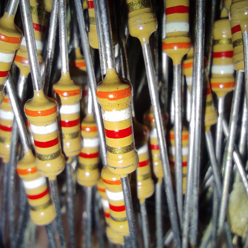 3K9 ตัวต้านทาน Vintage 1/2W คาร์บอนฟิล์มคาร์บอน NOS เก่าโรงเรียนเสียง 3.9k 3.9k โอห์ม 392 0.5 0.5 0.