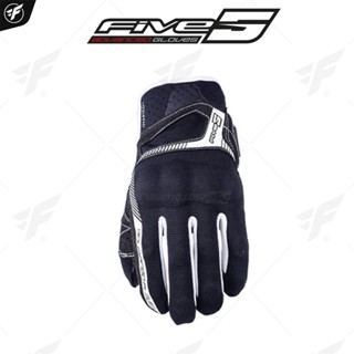 ถุงมือสำหรับขับขี่มอเตอร์ไซค์/ถุงมือการ์ด FIVE ADVANCED GLOVES RS3 WHITE