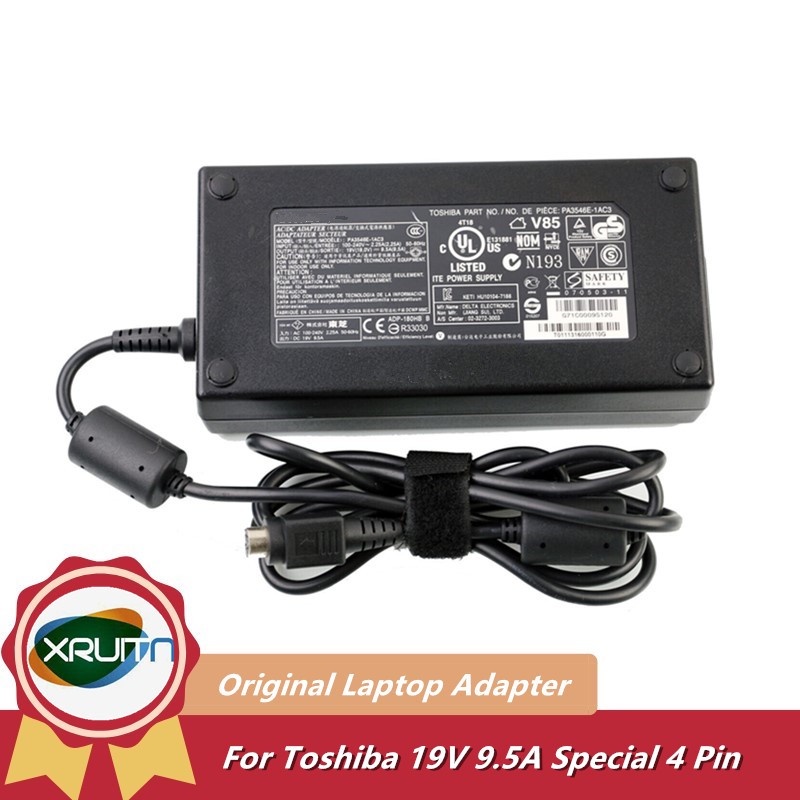 180W Original AC Adapter Power Charger PA3546E-1AC3 PA5084U-1AC3 PA5084E-1AC3 สําหรับ Toshiba Qosmio
