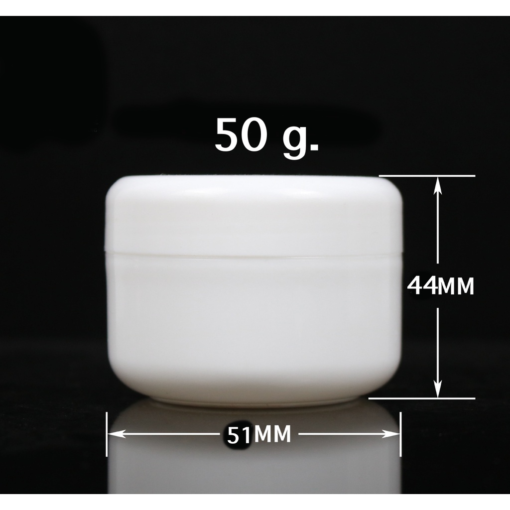 กระปุกสีขาว50g.ใส่ครีม หรือแบ่งครีม ขวดปั๊มโฟม ขวดปั๊มมูส 100g. ขวดหยด 100g.