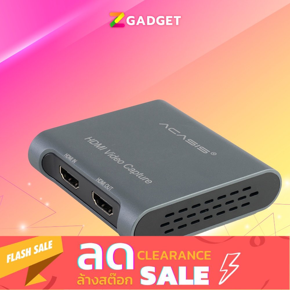 ACASIS HDMI Video Capture Card AC2833 4K 1080P 36Bit แคปเจอร์การ์ด แคสเกมส์ HDMI 1080p 60FPS usb3 คม
