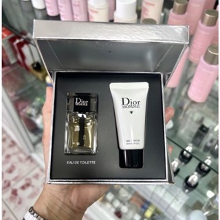 Dior Homme EDT 10 ml (แบบแต้ม)  + Shower Gel 20 ml