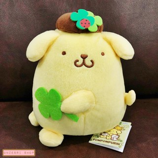 ตุ๊กตา Pompompurin ถือใบ Clover ขนาด 20 x 22 ซม.