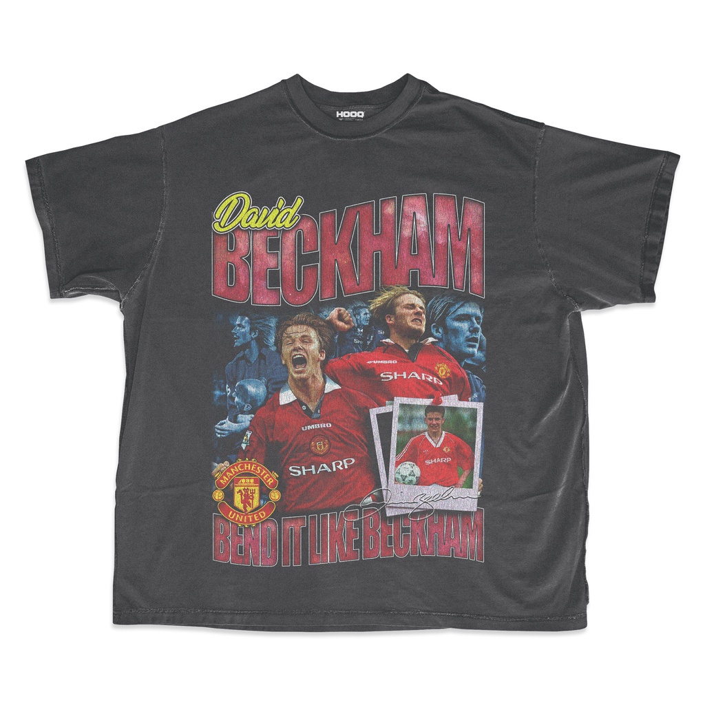 เสื้อยืด ลาย David Beckham Manchester United สไตล์วินเทจ 90's