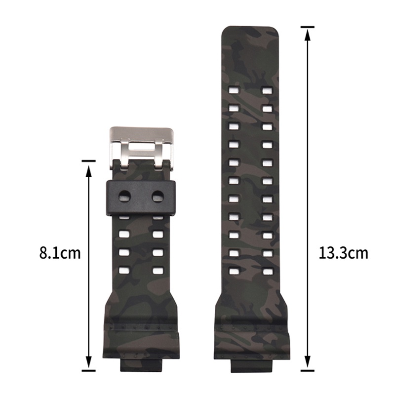 สายนาฬิกาข้อมือ TPU อุปกรณ์เสริม สําหรับ Casio G-SHOCK GA110 GA100 GA120 GD120 GAX-100 GW-8900 GLS-100