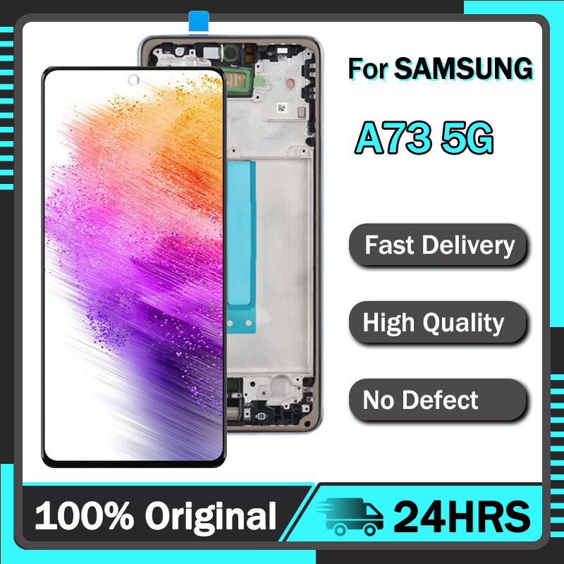 【พร้อมส่ง】หน้าจอสัมผัสดิจิทัล Lcd AMOLED 6.7 นิ้ว สําหรับ Samsung A73 Samsung A73 5G A736 a736b a736