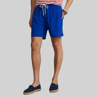 Polo Ralph Lauren TRUNKS 5.75-Inch Traveler Classic Swim Trunk กางเกงว่ายน้ำ รุ่น MNPOSWM17620185 สี 400 BLUE