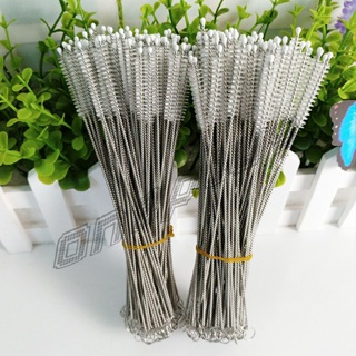 OnePlus แปรงล้างหลอดดูด จุกนม ขนไนล่อน ไม่ทำให้เป็นรอย  Stainless steel soft straw straw brush