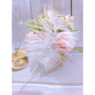 ขนนกคิดมุกสวยงามตกแต่งเค้กขนาด14x18