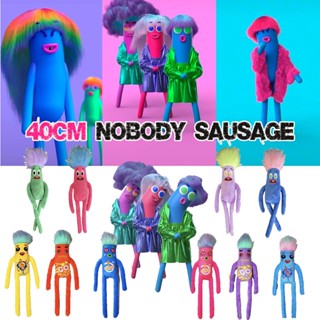 【พร้อมส่ง】 Nobody Sausage ของเล่นตุ๊กตาการ์ตูนไส้กรอก เกม Kawaii แบบนิ่ม ขนาด 40 ซม. ของขวัญวันเกิด คริสต์มาส สําหรับเด็ก