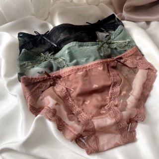 pants bikini ซีทรูลายหัวใจ Bracozy