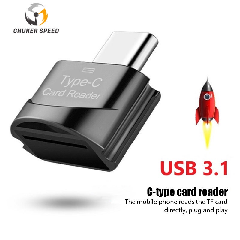 อะแดปเตอร์การ์ดรีดเดอร์ Type C เป็น Micro-SD TF OTG USB Micro USB เป็น Type C Micro-SD สําหรับ Xiaom