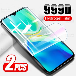 ฟิล์มไฮโดรเจลนิ่ม กันรอยหน้าจอ 999D ทรงโค้ง สําหรับ Vivo V25 VivoV25 Pro VivoV25Pro V 25 V25E 2022 2 ชิ้น