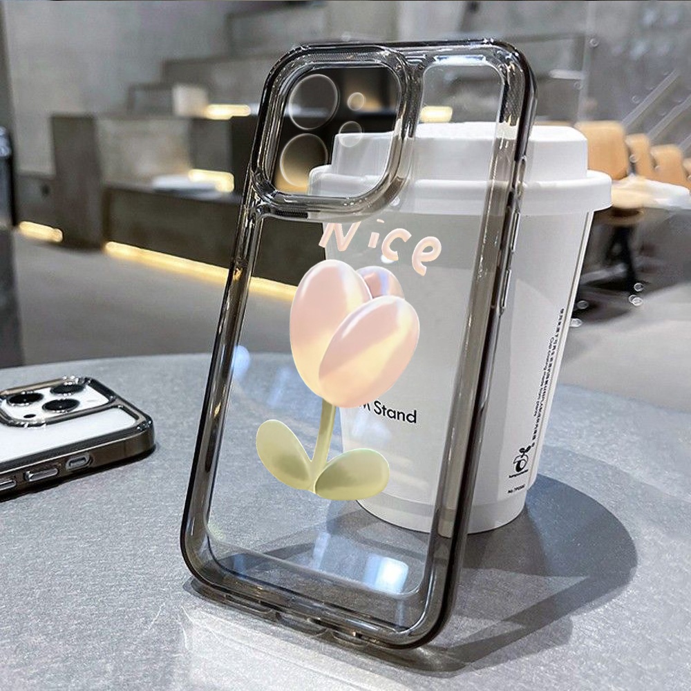 เคสโทรศัพท์มือถือแบบนิ่ม TPU สําหรับ iPhone 15 11 12 13 14 Pro Max XR X XS Max 7 8 14Plus SE ใส หนา กันกระแทก เคส