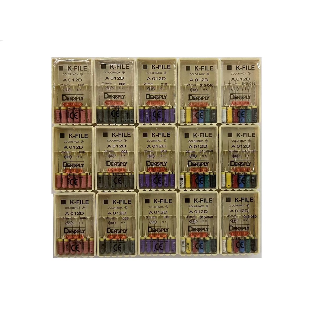 K-file Endo 6's/กล่อง ไม้ขีดฟัน