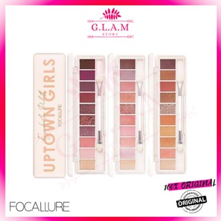 Focallure [FA-158] Staymax พาเลตต์อายแชโดว์ 10 สี [GLAM]